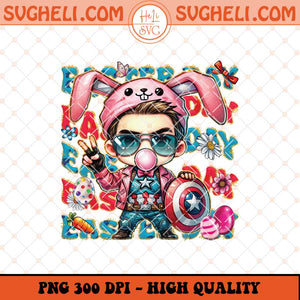 Captain America Easter With Sunglasses Png Easter Png Sublimation Files