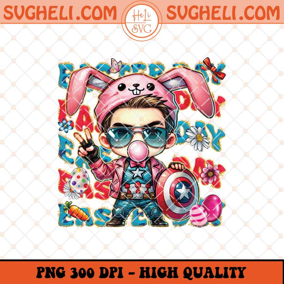 Captain America Easter With Sunglasses Png Easter Png Sublimation Files