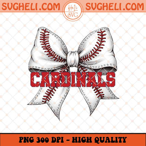 Cardinals Baseball Coquette Png Cardinals Baseball Png Sublimation Files