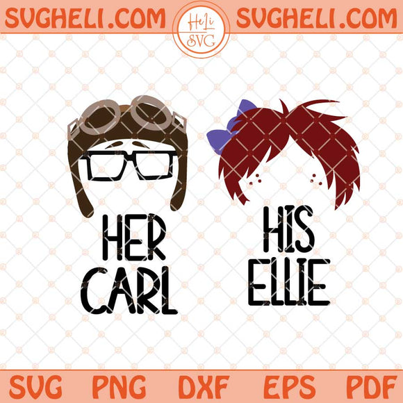 Carl And Ellie Valentine Svg Up Movie Carl And Ellie Svg Png Dxf Eps Files
