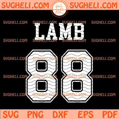 CeeDee Lamb 88 Dallas Cowboys Svg CeeDee Lamb 88 Svg
