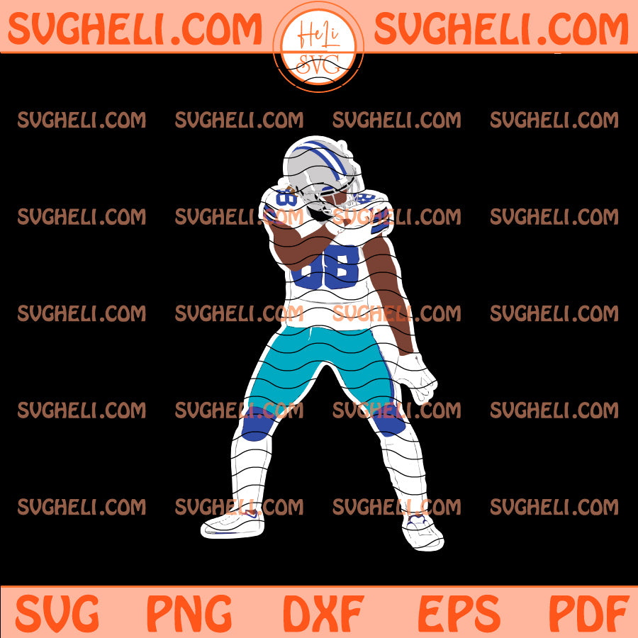 CeeDee Lamb Dallas Cowboys Svg, CeeDee Lamb 88 Svg
