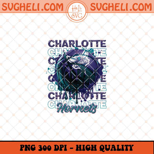 Charlotte Hornets Basketball Png NBA Basketball Png Sublimation Files