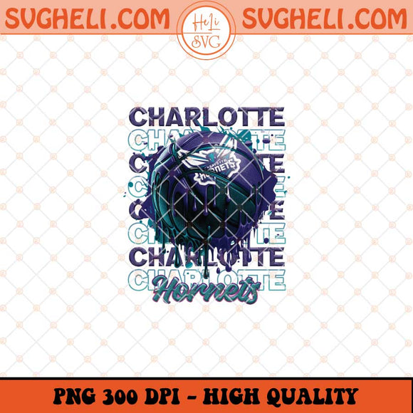 Charlotte Hornets Basketball Png NBA Basketball Png Sublimation Files