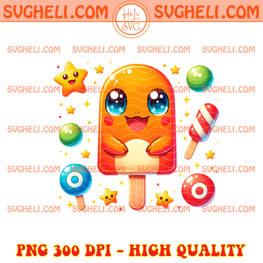Charmander Ice Cream Png Pokemon Ice Cream Png