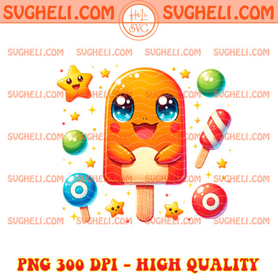 Charmander Ice Cream Png Pokemon Ice Cream Png