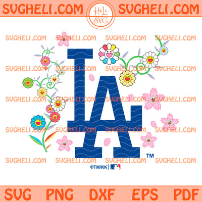 Cherry Blossom LA Dodgers MLB Tokyo Series Svg Dodgers Svg