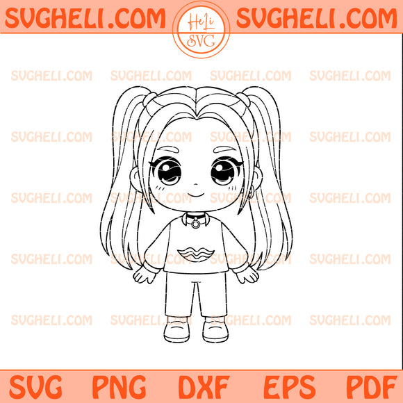 Chibi Mira Huntrix Svg Kpop Demon Hunters Mira Svg