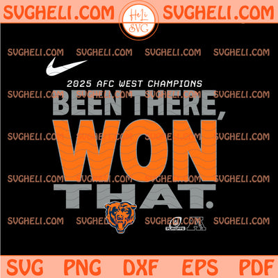 Chicago Bears 2025 NFC Champions Been There Won That Svg