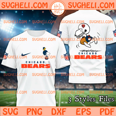 Chicago Bears Snoopy NFL Svg Snoopy Chicago Bears Svg