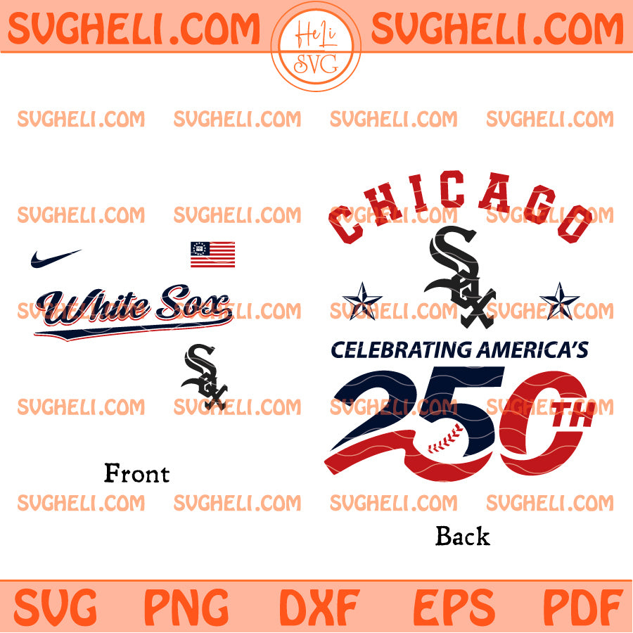 Chicago White Sox America 250th Anniversary 2026 Svg