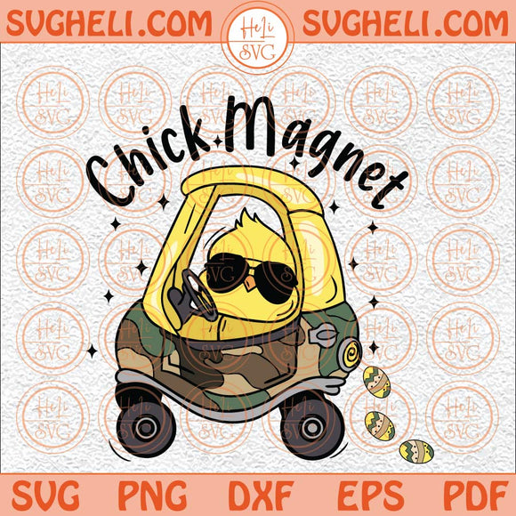 Chick Magnet Easter Bunny Stanley Tumbler Belt Bag Inspired Svg Png Dxf Eps Files