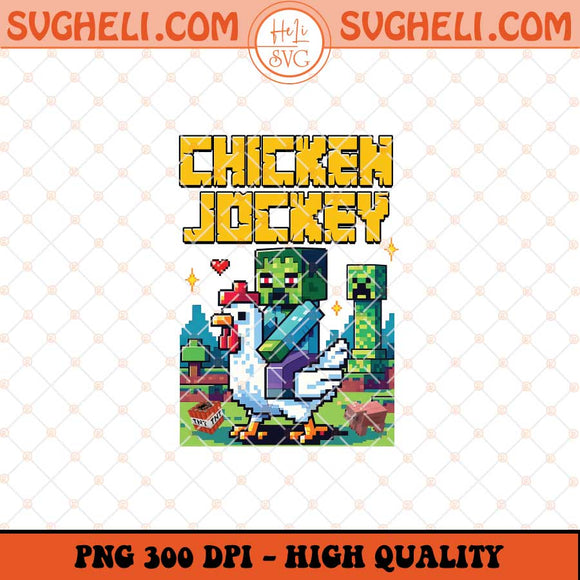 Chicken Jockey 2025 Png A Minecraft Movie 2025 Png Sublimation Files