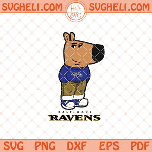 Chill Guy Baltimore Ravens Football Svg Chill Guy NFL Svg Png Dxf Eps Files