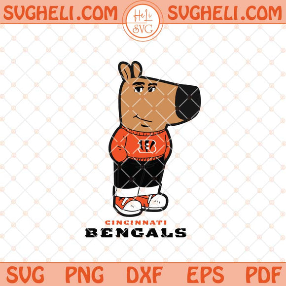 Chill Guy Cincinnati Bengals Football Svg Chill Guy NFL Svg Png Dxf Eps Files