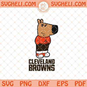 Chill Guy Cleveland Browns Football Svg Chill Guy NFL Svg Png Dxf Eps Files