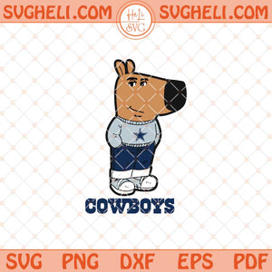 Chill Guy Dallas Cowboys Football Svg Chill Guy NFL Svg Png Dxf Eps Files