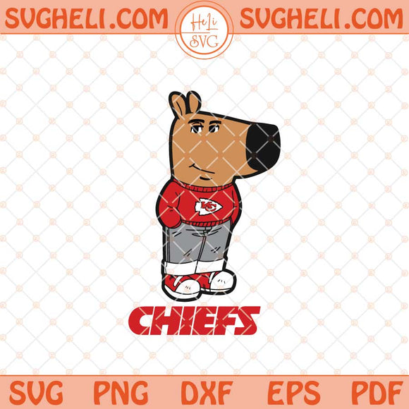 Chill Guy Kansas City Chiefs Football Svg Chill Guy NFL Svg Png Dxf Eps Files