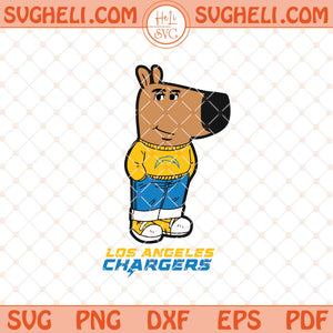 Chill Guy Los Angeles Chargers Football Svg Chill Guy NFL Svg Png Dxf Eps Files