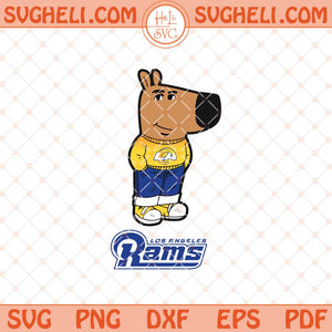 Chill Guy Los Angeles Rams Football Svg Chill Guy NFL Svg Png Dxf Eps Files