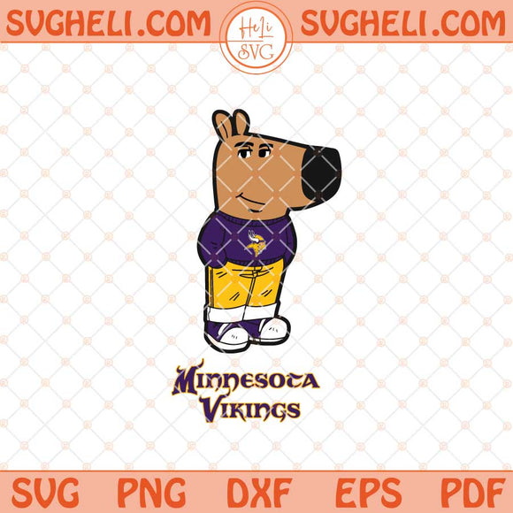 Chill Guy Minnesota Vikings Football Svg Chill Guy NFL Svg Png Dxf Eps Files