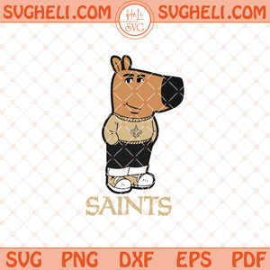 Chill Guy New Orleans Saints Football Svg Chill Guy NFL Svg Png Dxf Eps Files