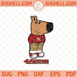 Chill Guy San Francisco 49ers Football Svg Chill Guy NFL Svg Png Dxf Eps Files