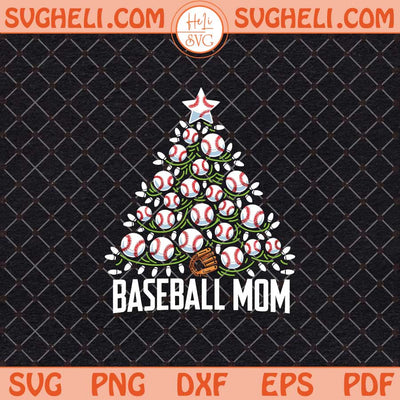 Christmas Baseball Svg Coquette Baseball Svg Baseball Mom Svg Png Dxf Eps Files