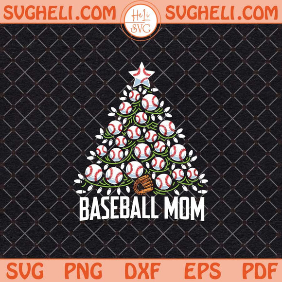 Christmas Baseball Svg Coquette Baseball Svg Baseball Mom Svg Png Dxf Eps Files