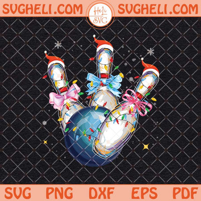Christmas Bowling Svg Coquette Christmas Bowling Svg Png Dxf Eps Files