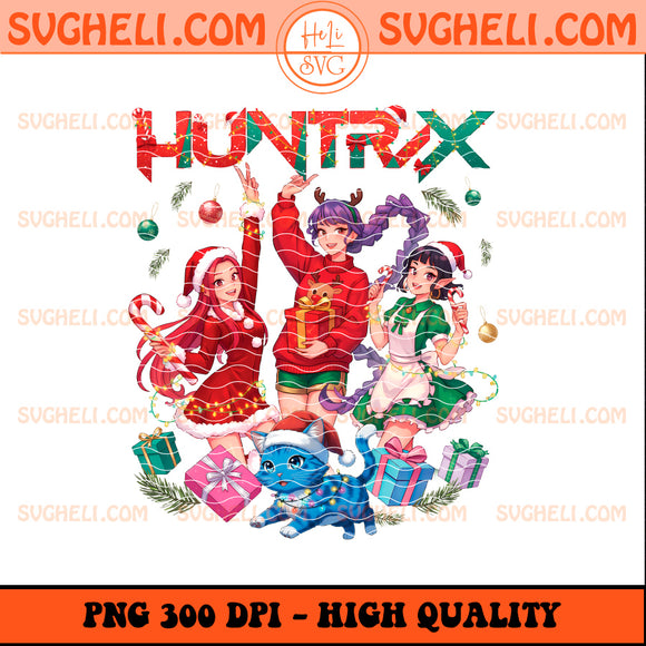 Christmas Huntrix Png Kpop Demon Hunter Christmas Clipart