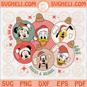 Christmas Magical Christmas Ornaments Svg Mouse And Friends Svg Png Dxf Eps