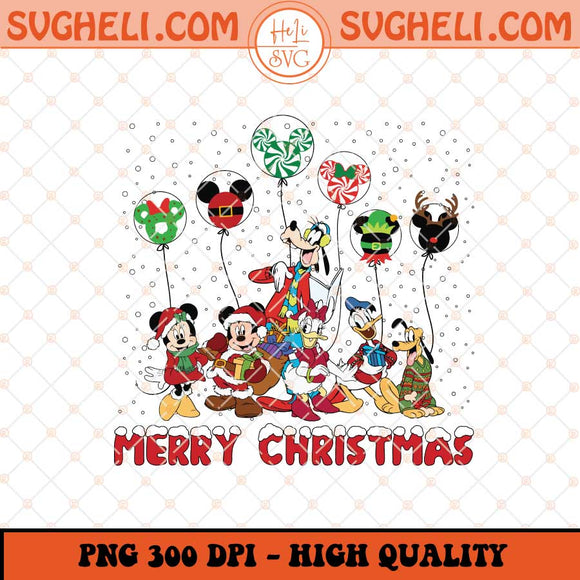 Christmas Mouse And Friends Png Holiday Season Png Sublimation Files