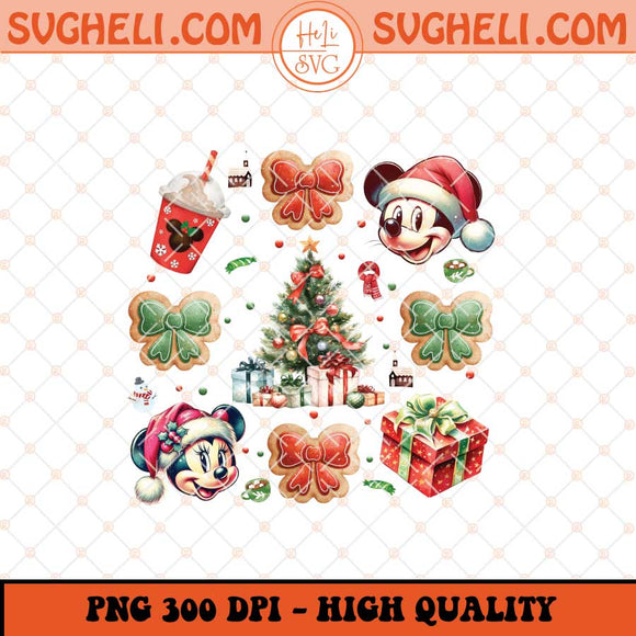 Christmas Mouse and Friends Png Christmas Friends Png Sublimation Files