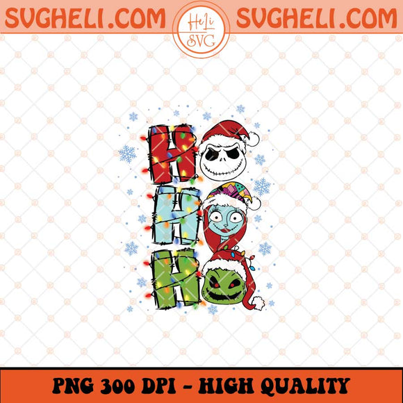 Christmas Nightmare Ho Ho Ho Png Cartoon Horror Character Png Sublimation Files