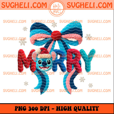 Christmas Stitch Bow Faux Crochet Png Stitch Christmas Png