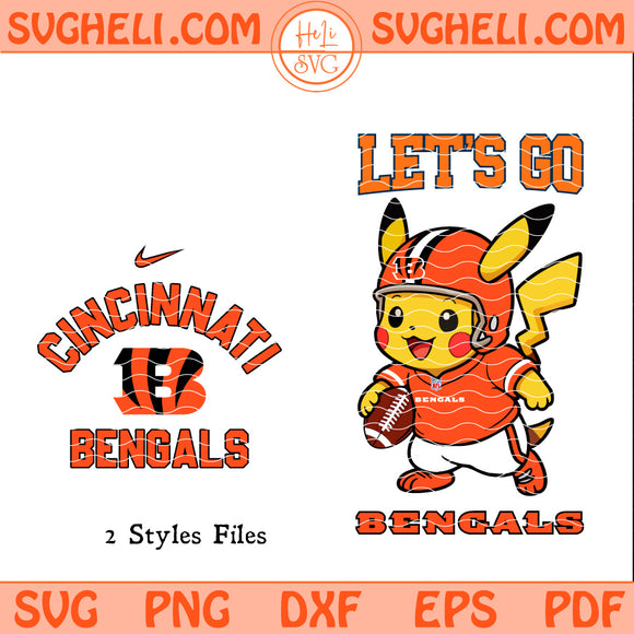 Cincinnati Bengals Pokemon NFL Svg Cincinnati Bengals Svg