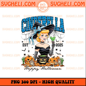 Cinderella The Witch Est 2025 Happy Halloween Png