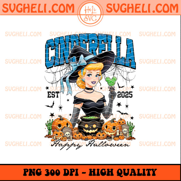 Cinderella The Witch Est 2025 Happy Halloween Png