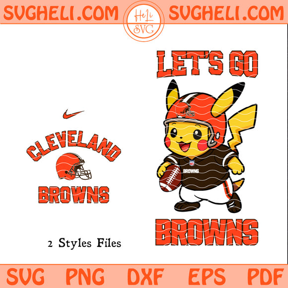 Cleveland Browns Pokemon NFL Svg Cleveland Browns Svg