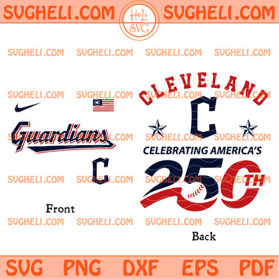 Cleveland Guardians America 250th Anniversary 2026 Svg