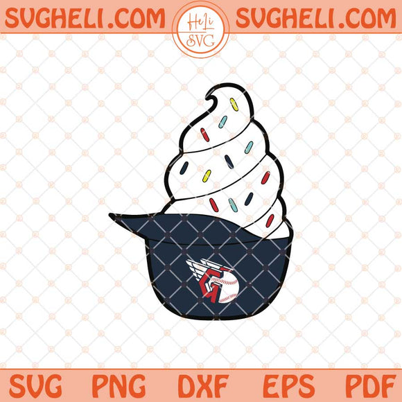 Cleveland Guardians Ice Cream Hat Svg Guardians Svg Png Dxf Eps Files