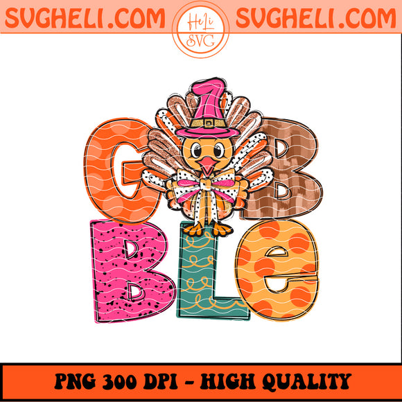 Colorful Coquette Turkey Png Glitter Turkey Thanksgiving Png Sublimation Design