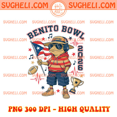 Concho Frog NFL Super Bowl LX 2026 Png Benito Bowl Png