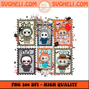 Coquette Bow Halloween Labubu Png Labubu Halloween Png