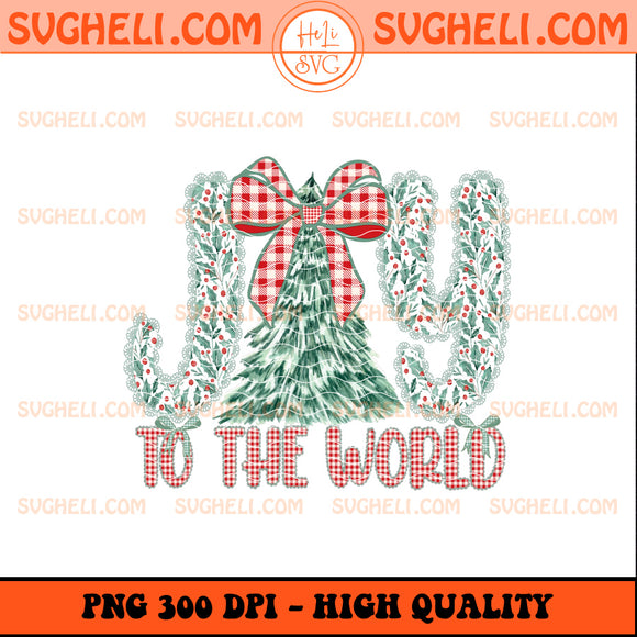 Coquette Floral Jesus Christmas Png Joy To The World Png