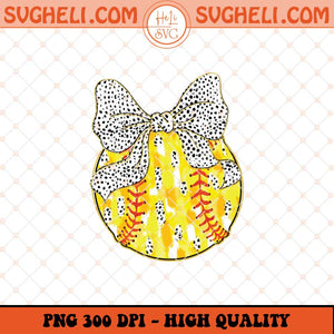 Coquette Softball Png Softball Coquette Bow Png Softball Png Sublimation Files
