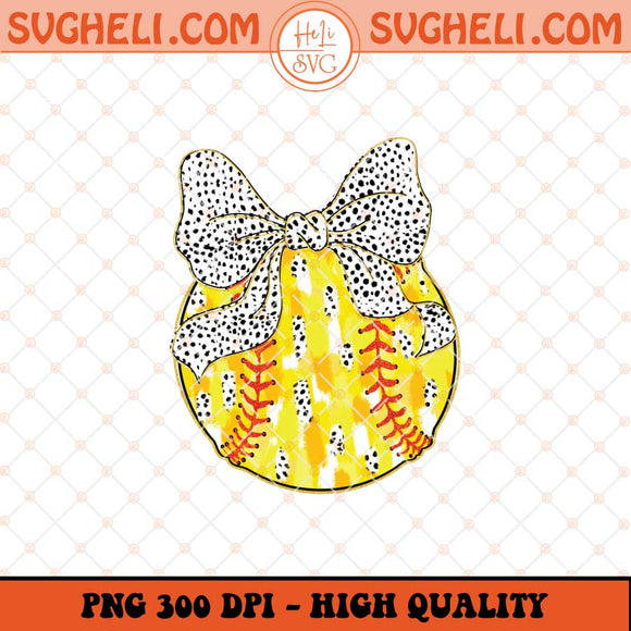 Coquette Softball Png Softball Coquette Bow Png Softball Png Sublimation Files