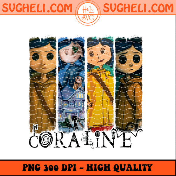 Coraline Coquette Halloween Png Horror Movie Png