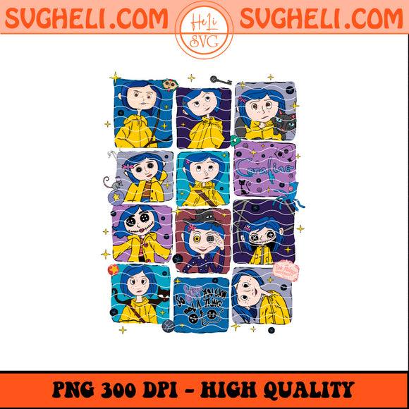 Coraline Movie Design Png Coraline Halloween Movie Png